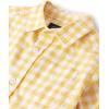 The Children’s Place Baby-Boys and Toddler Poplin Long Sleeve Button Down Shirt(Yellow Gingham)