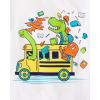 The Children’s Place Baby-Boys and Toddler School,Learning Short Sleeve Graphic T-Shirts,3 Pack(Snack Time/Animals/School Bus)