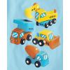 The Children’s Place Baby-Boys and Toddler Sports,Cars,Trucks Short Sleeve Graphic T-Shirts,3 Pack(Sunny Vibes/Camp/Trucks)