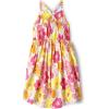 The Children’s Place Baby-Girls Sleeveless Strappy Back Summer DressesCasual Dress(Pink Yellow Floral)