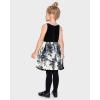 The Children’s Place Baby-Girls and Toddler Dressy Dress, Short Sleeve(Black White Floral)