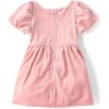 The Children’s Place Baby-Girls and Toddler Dressy Dress, Short Sleeve(Lt Plum Glitter Bows)