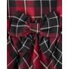 The Children’s Place Baby-Girls and Toddler Dressy Dress, Short Sleeve(Red Plaid)