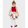 The Children’s Place Baby-Girls and Toddler Dressy Dress, Short Sleeve(Red White Floral)