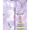 The Children’s Place Baby-Girls and Toddler Long Sleeve Zip-Front Snug Fit 100% Cotton 1 or 2 Piece Set(Lavender Easter Bunnies)