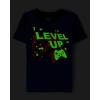 The Children’s Place Boys’ 100% Cotton Sleeve Top and Shorts 2 Piece Pajama Set(Level Up Gamer)