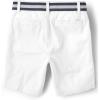 The Children’s Place Boys’ Belted Chino Shorts(Simply White)