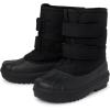The Children’s Place Boys’ Faux Fur Trim Winter Snow Boot(Black/Black)