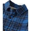 The Children’s Place Boys’ Sherpa Lined Shirt Jacket(Blue Plaid)