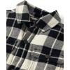 The Children’s Place Boys’ Sherpa Lined Shirt Jacket(White Plaid)