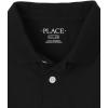 The Children’s Place Boys’ Short Sleeve Pique Polo, 2 Pack(Black)