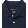 The Children’s Place Boys Uniform Long Sleeve Pique Polo(Nautico/White 4-pack)