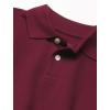 The Children’s Place Boys’ Uniform Performance Polo(Redwood Single)