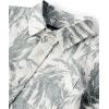 The Children’s Place Boys and Toddler Poplin Short Sleeve Button Down Shirt(Fin Gray Tropical)