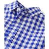The Children’s Place Boys and Toddler Poplin Short Sleeve Button Down Shirt(Renew Blue Plaid)