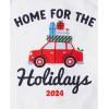 The Children’s Place Family Matching, Christmas and Holiday Pajama Sets, Cotton(Blue Home for the Holidays)