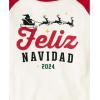 The Children’s Place Family Matching, Christmas and Holiday Pajama Sets, Cotton(Feliz Navidad Plaid)