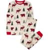 The Children’s Place Family Matching, Christmas and Holiday Pajama Sets, Cotton(Moose Bear)