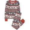 The Children’s Place Family Matching, Christmas and Holiday Pajama Sets, Cotton(Moose Fairisle)