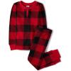 The Children’s Place Family Matching, Plaid Waffle 2 Piece Pajama Sets(Red Buffalo Plaid)