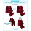 The Children’s Place Family Matching, Plaid Waffle 2 Piece Pajama Sets(Red Buffalo Plaid)