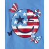 The Children’s Place Girls All Holidays,Birthdays Short Sleeve Graphic T-Shirts,2 Pack(American Flag/American Flag Face)