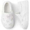 The Children’s Place Girl’s Baby Toddler Casual Slip on Shoes Sneaker(Rockstar Heart)