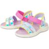 The Children’s Place Girl’s Baby Toddler Sporty Sandals with Adjustable Straps(Pink Multi Metallic)