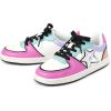 The Children’s Place Girl’s Casual Lace Up Low Top Sneakers(Colorblock Star)