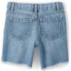 The Children’s Place Girls’ Denim Midi Shorts(Lea Distressed)