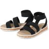 The Children’s Place Girl’s Elastic Band Sandals(Black)