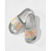 The Children’s Place Girls Everday Slip on Slide Sandals(Glitter Waves)