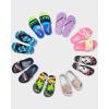 The Children’s Place Girls Everday Slip on Slide Sandals(Glitter Waves)