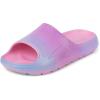 The Children’s Place Girls Everday Slip on Slide Sandals(Pink Graident)