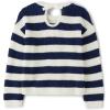 The Children’s Place Girls Long Sleeve Crew Neck Pullover Sweater(Bunny Tail Stripe)