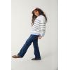 The Children’s Place Girls Long Sleeve Crew Neck Pullover Sweater(Bunnys Tail Stripe)