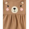 The Children’s Place Girls Long Sleeve Knit Fashion Shirt(Teddy Bear/Rose/Teddy Bear Heart 3-pack)