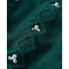 The Children’s Place Girls Puff Sleeve Dress, Long Sleeve(Balt Green Pearl)