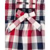 The Children’s Place Girls’ Short Sleeve Dressy Dress(Americana Gingham)