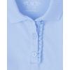 The Children’s Place Girls’ Short Sleeve Ruffle Pique Polo, 2 Pack(Daybreak 2-pack)