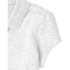 The Children’s Place Girls Short Sleeve Ruffle Pique Polo(Lunar)