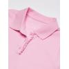 The Children’s Place Girls Short Sleeve Ruffle Pique Polo(Sparklpink)