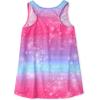 The Children’s Place Girls’ Sleeveless Tank Top and Short 2 Piece Pajama Set(Ombre Unicorn)