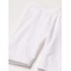 The Children’s Place Girls’ Solid Bike Shorts(White Single)