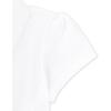 The Children’s Place Girls’ Toddler Mulipack Short Sleeve Ruffle Pique Polos(White 2-pack)