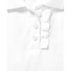 The Children’s Place Girls’ Toddler Mulipack Short Sleeve Ruffle Pique Polos(White 5-pack)