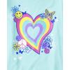 The Children’s Place Girls Unicorns,Butterfly Short Sleeve Graphic T-Shirts,3 Pack(Butterfly/Rainbow Heart/Happy)
