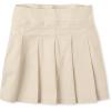 The Children’s Place Girls’ Uniform Pleated Skort(Bisquit)
