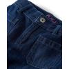 The Children’s Place Girls Wide Leg Jeans(Zodiac Wash Pocket)