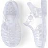 The Children’s Place Girl’s and Toddler Jelly Fisherman Sandals(Clear Silver Glitter)